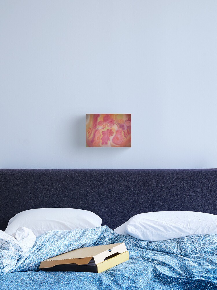 Thumbnail 2 of 3, Canvas Print, Warm Animals And Flowers designed and sold by TrickyBeamy28.