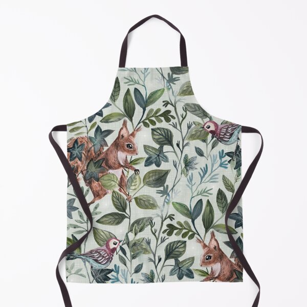 Item preview, hidning squirrel - mint designed and sold by Petit Faon Prints.