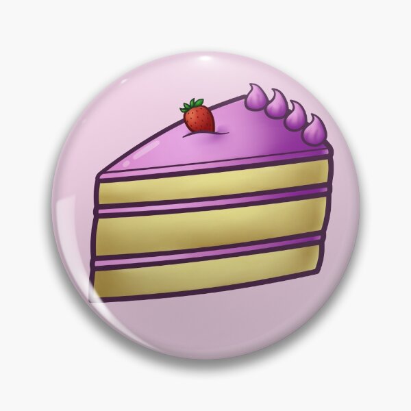 Item preview, A slice of strawberry cake designed and sold by Katuend.