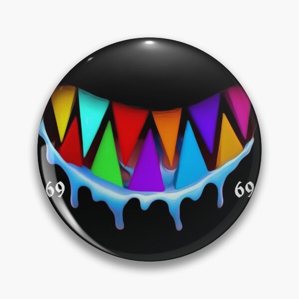 Item preview, 6ix9ine shark teeth colorful  designed and sold by Nishad4.