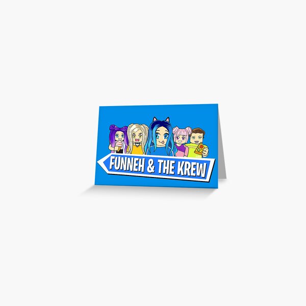 Its Funneh Greeting Cards Redbubble - funneh roblox greeting cards redbubble