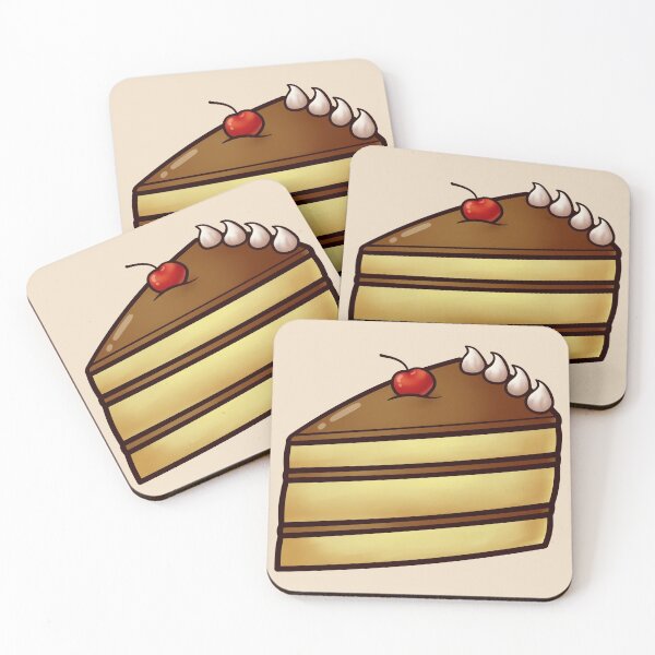 Item preview, A slice of vanilla chocolate cake designed and sold by Katuend.