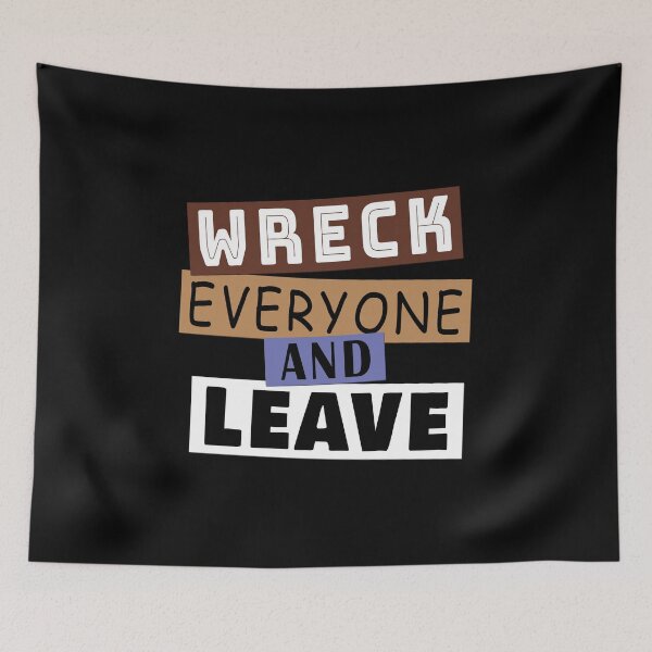 Item preview, Wreck Everyone And Leave Paper cut designed and sold by Roy Store.
