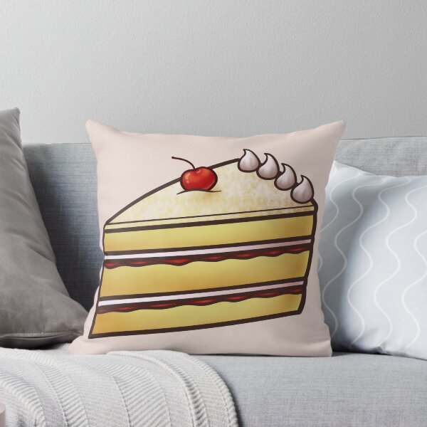 Item preview, A slice of victoria sponge cake designed and sold by Katuend.
