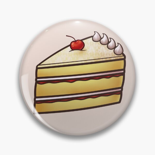 Item preview, A slice of victoria sponge cake designed and sold by Katuend.
