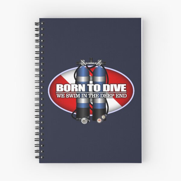Item preview, Born To Dive (ST) designed and sold by curranmorgan.