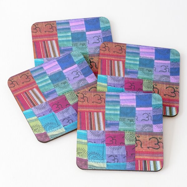 Item preview, Ohm Print Patch design India designed and sold by ZenArt-Fern.