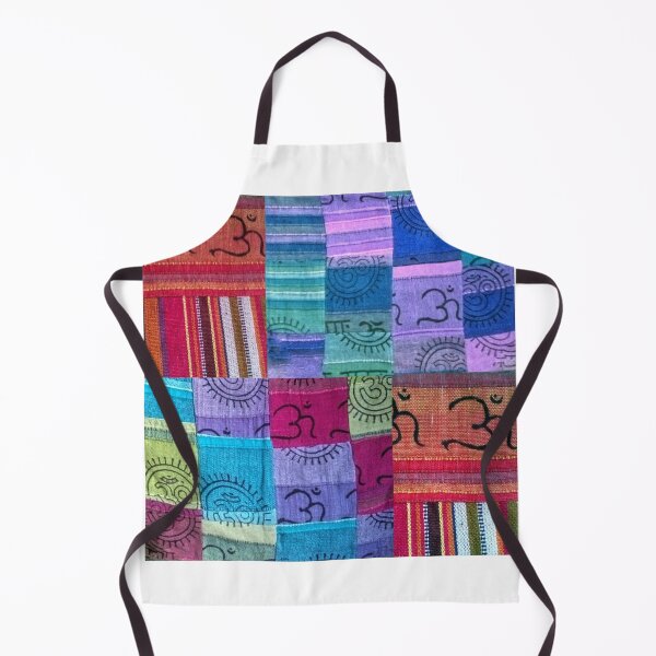 Item preview, Ohm Print Patch design India designed and sold by ZenArt-Fern.