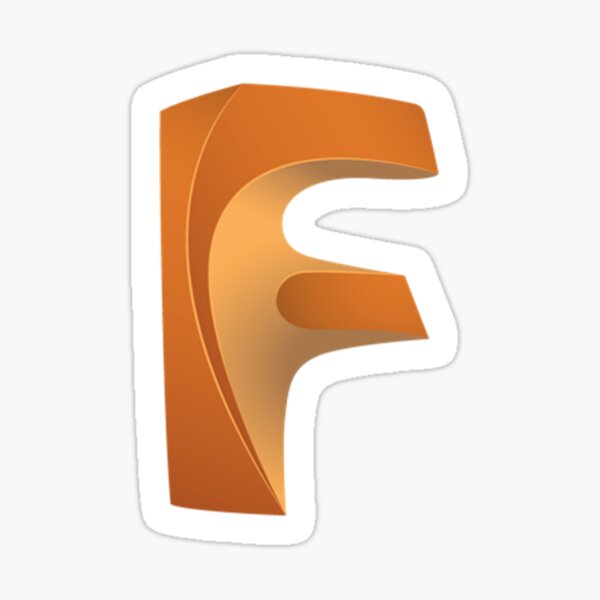 Item preview, Fusion 360 logo laptop sticker designed and sold by Urban Dezyn.