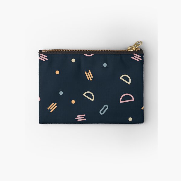 Item preview, Dark blue random shapes trendy pattern gift design designed and sold by Michael Schmidt.