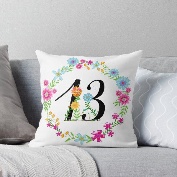 Item preview, Floral Number 13 Thirteen designed and sold by BleuSky.