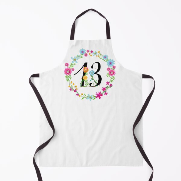 Item preview, Floral Number 13 Thirteen designed and sold by BleuSky.