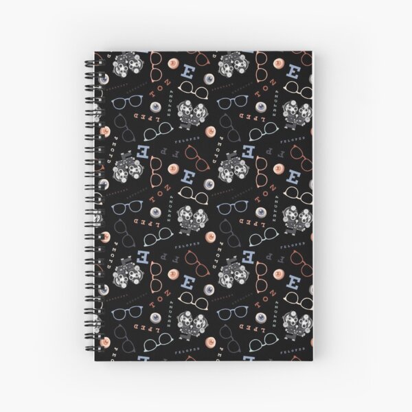 Item preview, Optometry on Black designed and sold by Hodgepodge Bricolage.