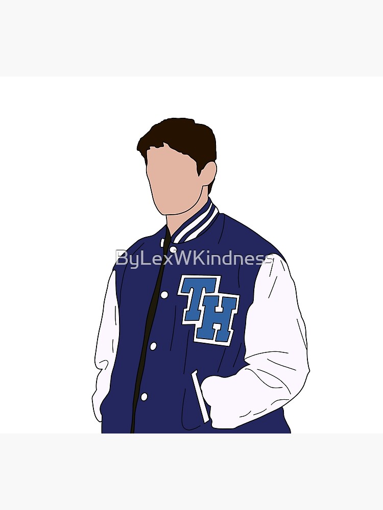 Nathan Scott One Tree Hill Basketball Jersey (White) Poster for