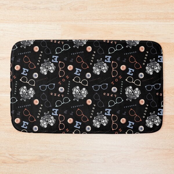 Item preview, Optometry on Black designed and sold by Hodgepodge Bricolage.
