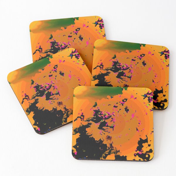 Item preview, Abstract Spring Blossom, Orange. designed and sold by prestongeorge.