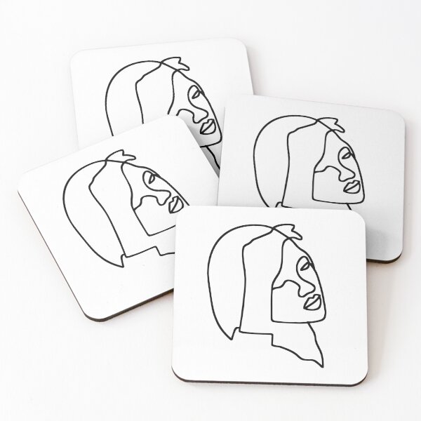 Item preview, Abstract Modern - Minimal Feminine Portrait - One Line Drawing designed and sold by RLYGR8.