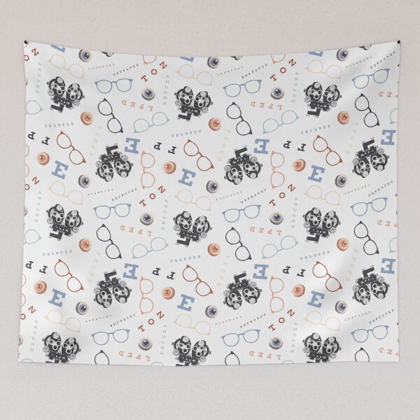 Item preview, Optometry on White designed and sold by Hodgepodge Bricolage.