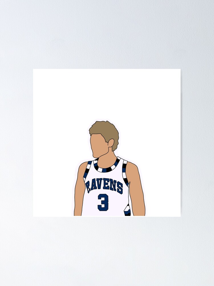 Nathan Scott One Tree Hill Basketball Jersey (White)  Poster for Sale by  LettersLucy