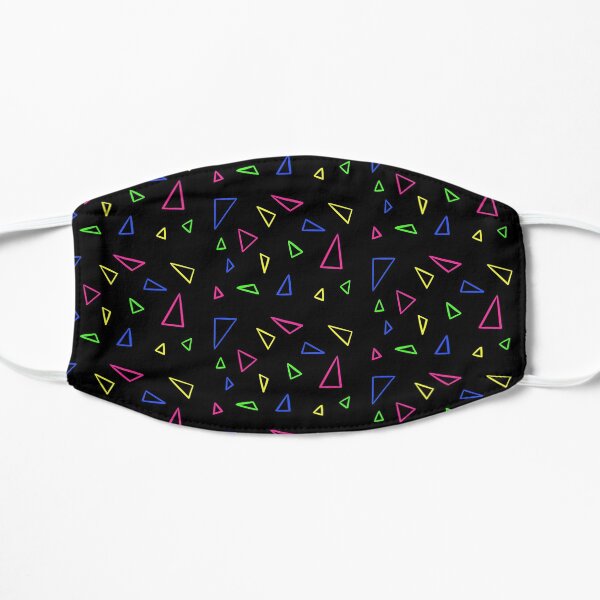 Neon triangles Mask