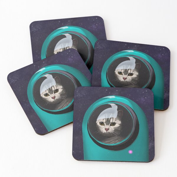 Item preview, Cosmic Cat Voyage designed and sold by FlatBeeArt.