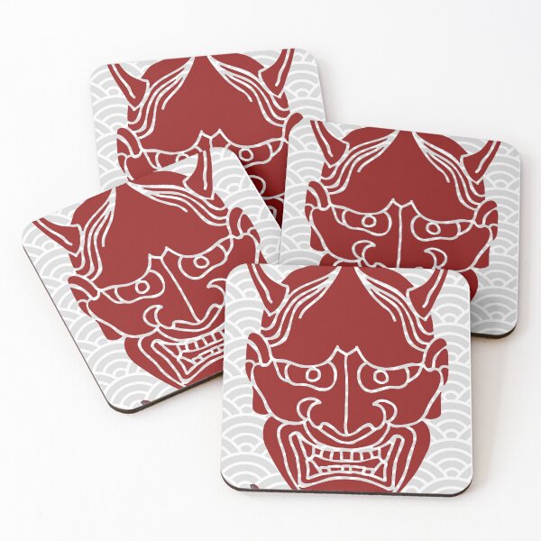 Item preview, hannya mask with carps designed and sold by SpicyCherrys.
