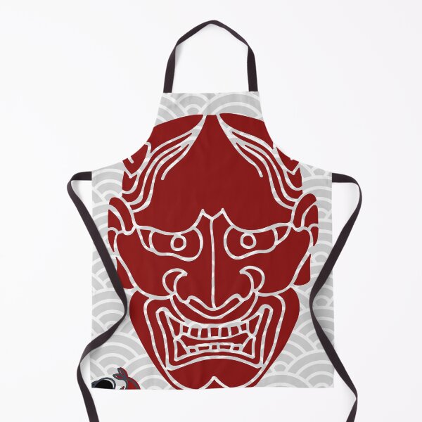 Item preview, hannya mask with carps designed and sold by SpicyCherrys.