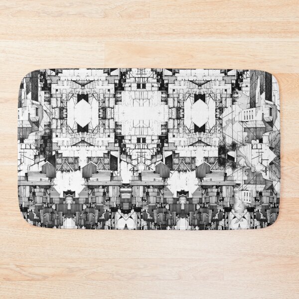 Item preview, Black and white architecture print designed and sold by Mahnoor Haroon  Niazi.
