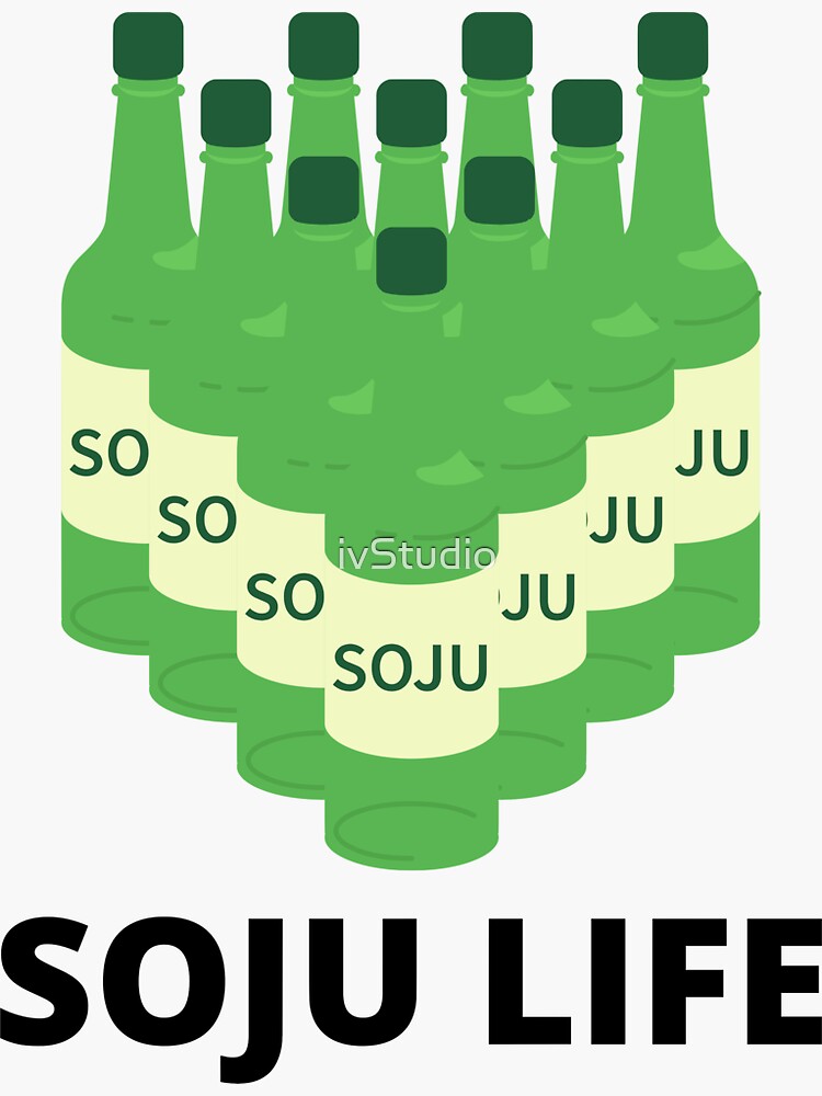 Thumbnail 3 von 3, Sticker, Soju Leben designt und verkauft von ivStudio.