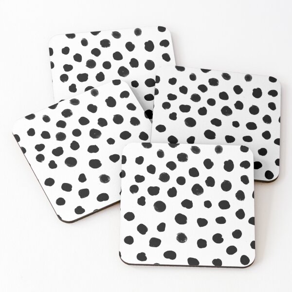 Item preview, black polka dots  designed and sold by Smiski Smiles.