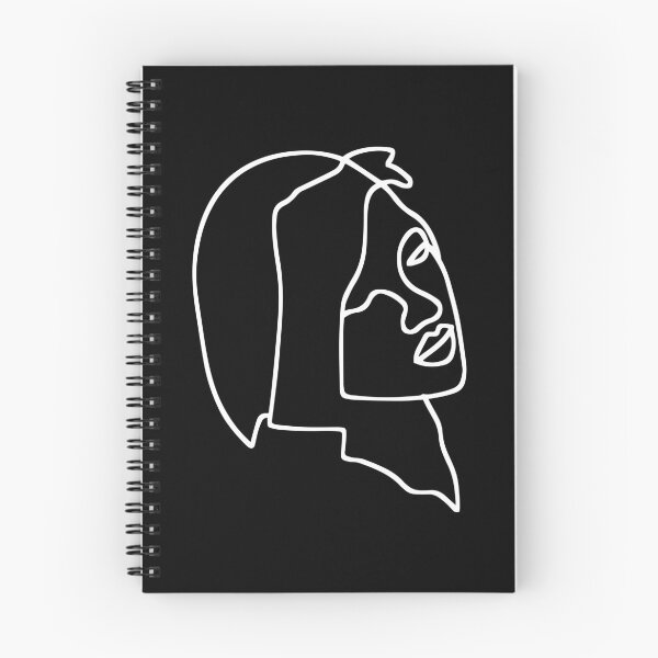 Item preview, Abstract Feminine One Line Drawing - Minimalist Portrait Black designed and sold by RLYGR8.