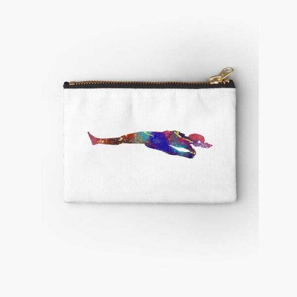 Item preview, Extended Supine Hand To Toe Yoga Pose Watercolor Design designed and sold by vividpixelusa.