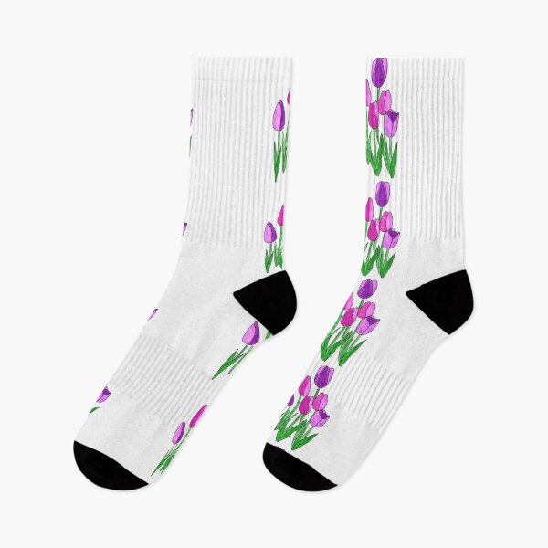 Item preview, Tulip Pink & Purple without background designed and sold by NeedlingGod.