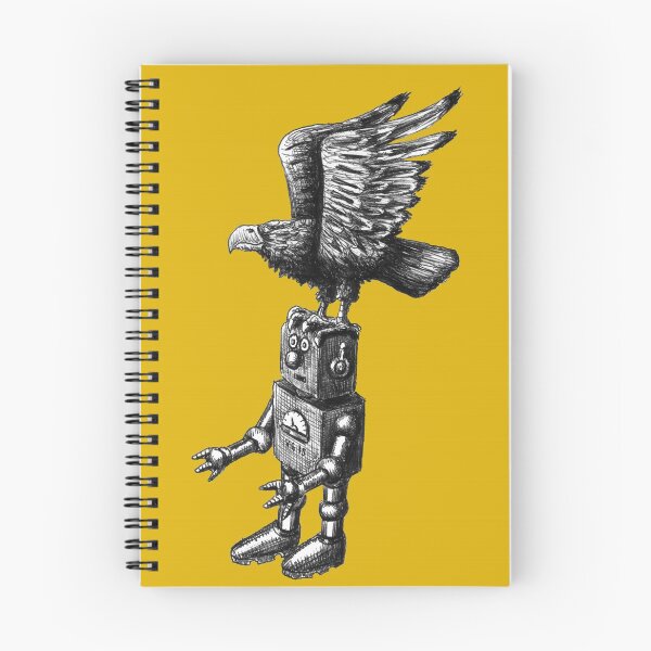 Item preview, Funny cool robot with eagle ink drawing designed and sold by Vitaliy Gonikman.