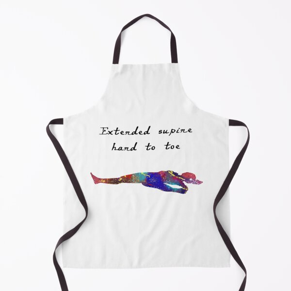 Item preview, Extended Supine Hand To Toe  Yoga Pose Watercolor Design designed and sold by vividpixelusa.