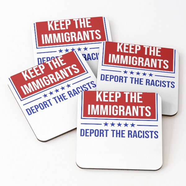 Item preview, Keep the immigrants deport the racists usa designed and sold by SusanneFurst.