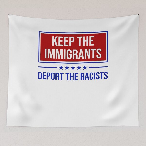 Item preview, Keep the immigrants deport the racists usa designed and sold by SusanneFurst.