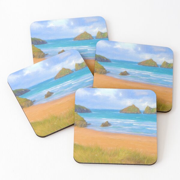 Item preview, Holywell Bay Cornwall Beautiful Beach North of County designed and sold by acceleratorhams.