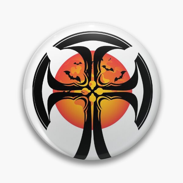 Item preview, Gothic Horror Halloween Moon Cross  designed and sold by Tatt-Hooligans.