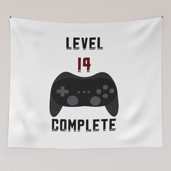 Item preview, Level 14 complete, birthday, birthday present, gift idea designed and sold by ThommyBLN.