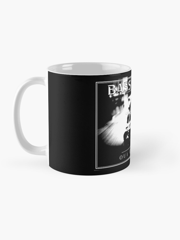 Alternate view of Bass Player out of Passion - Bassist / Bass Guitar Design (White print) Mug
