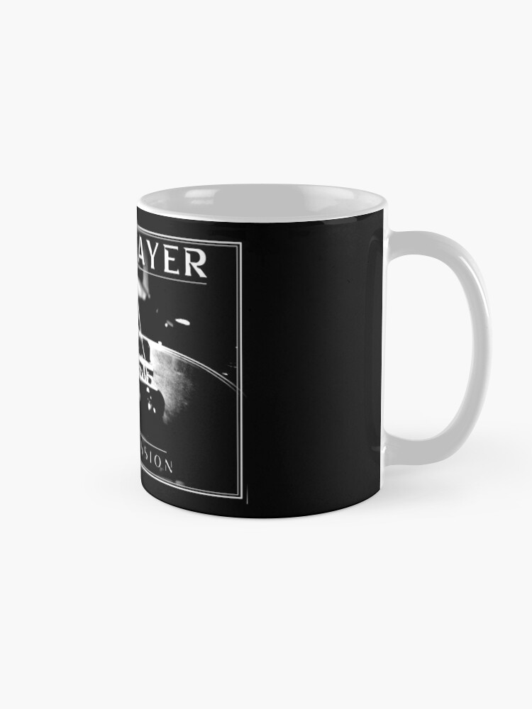 Alternate view of Bass Player out of Passion - Bassist / Bass Guitar Design (White print) Mug