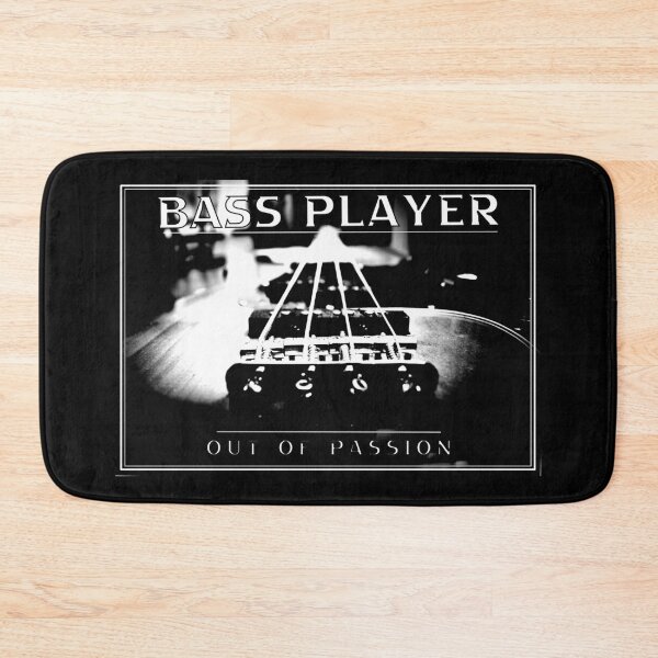 Item preview, Bass Player out of Passion - Bassist / Bass Guitar Design (White print) designed and sold by aurielphoenix.