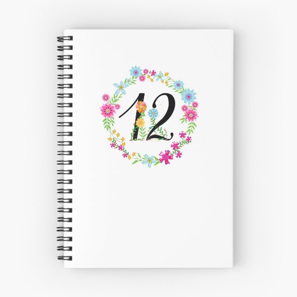 Item preview, Floral Number 12 Twelve designed and sold by BleuSky.