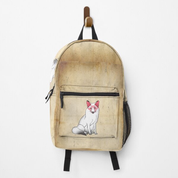Item preview, White Kitsune Fox, Japanese Legendary Animal, Vintage Style Background designed and sold by Koalaslifestyle.