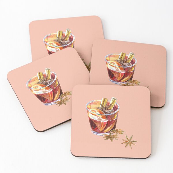 Item preview, Mulled wine cup with anise seeds and orange. designed and sold by Colibri77.