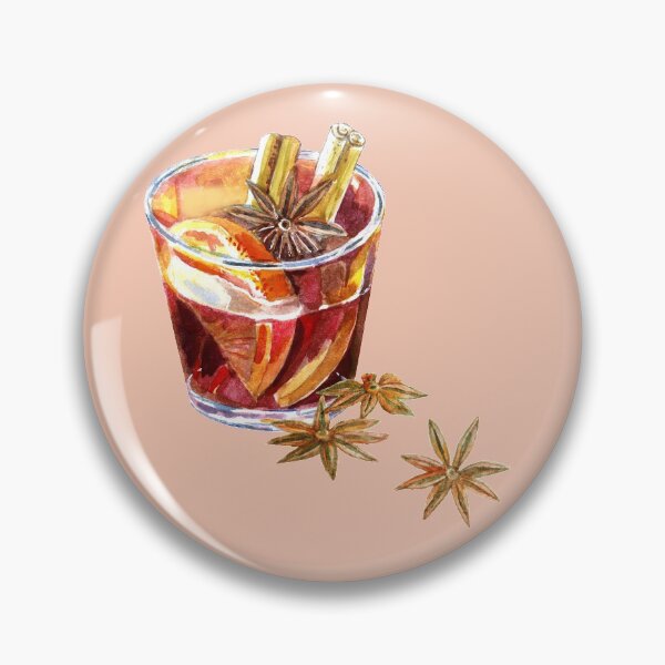 Item preview, Mulled wine cup with anise seeds and orange. designed and sold by Colibri77.