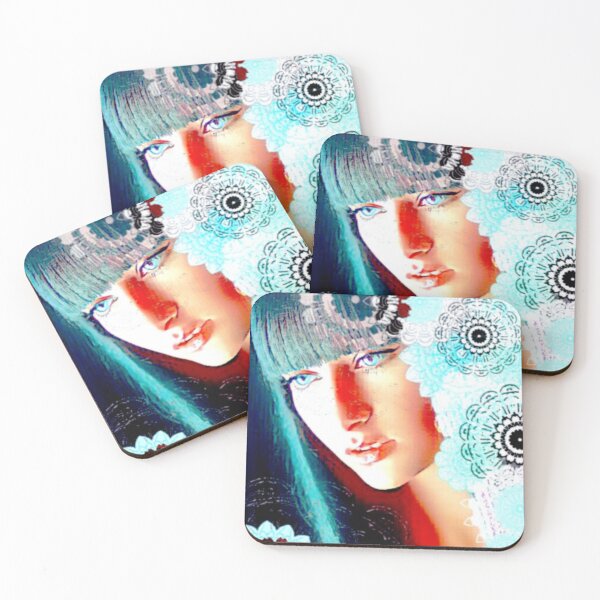 Item preview, Glamorous blue mandala designed and sold by Medly.