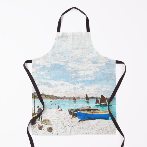 Item preview, monet beach painting designed and sold by SFTStudio.
