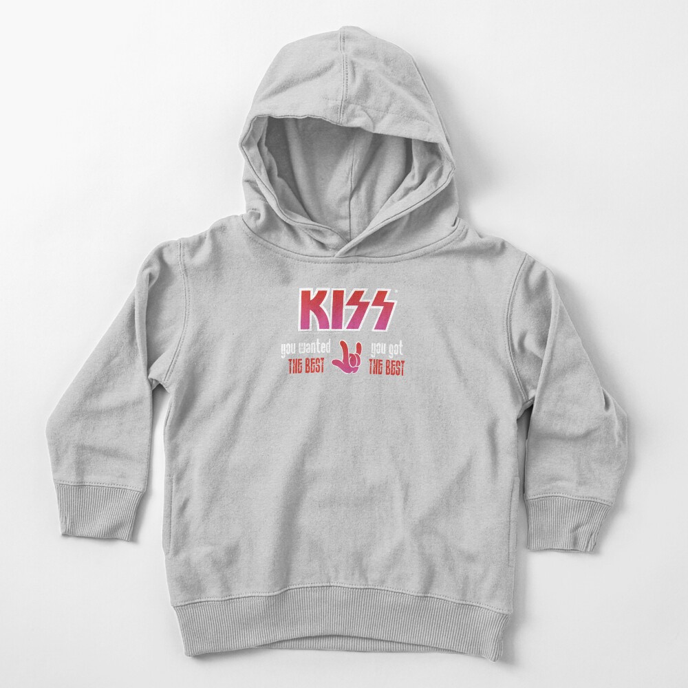 KISS The BEST Toddler Pullover Hoodie